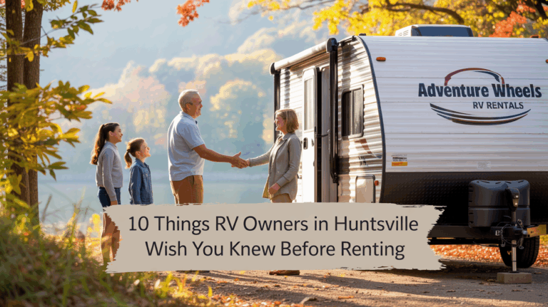 10 Things RV Owners in Huntsville Wish You Knew Before Renting Their Camper